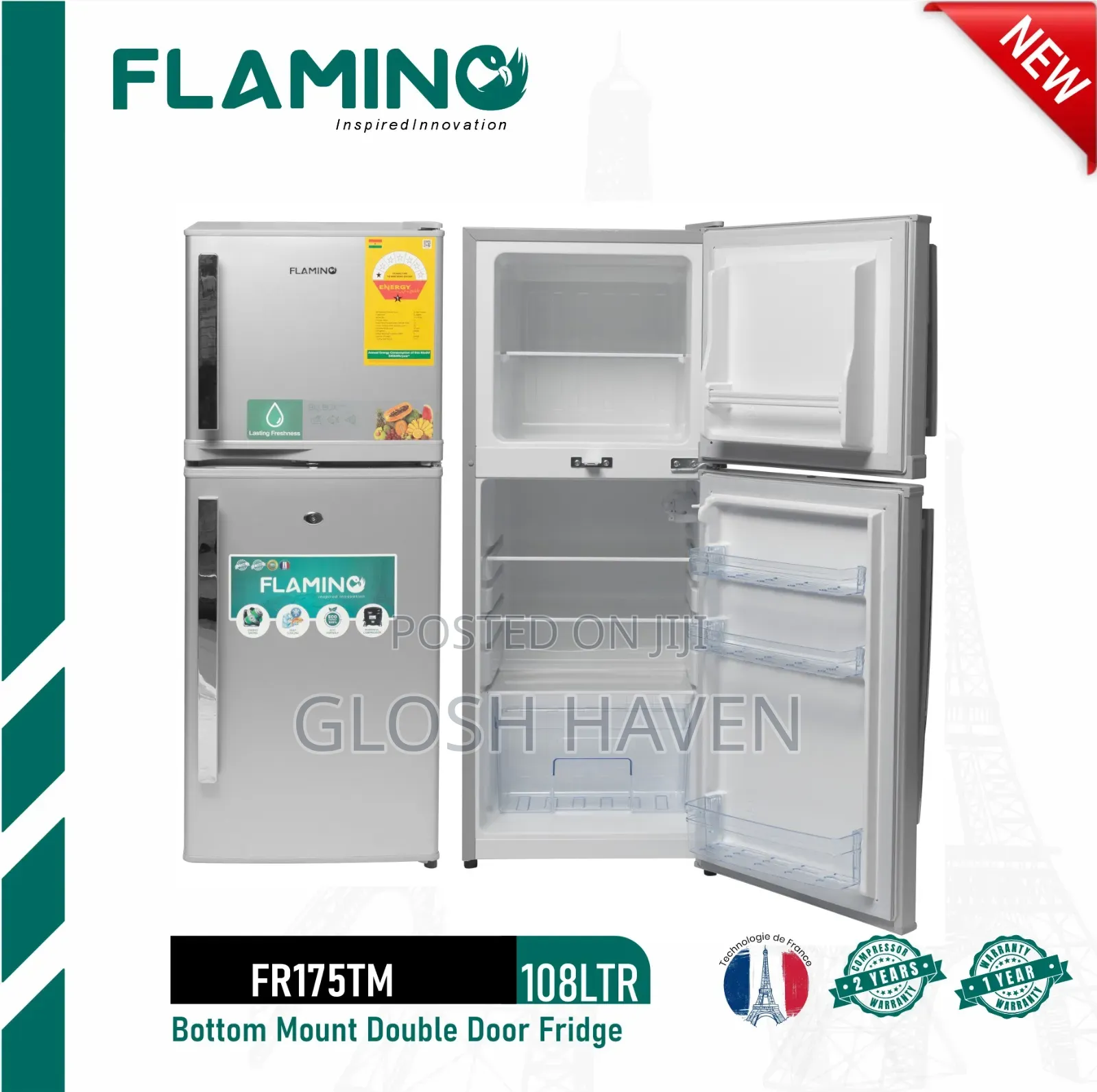 Flamingo 108L Fridge