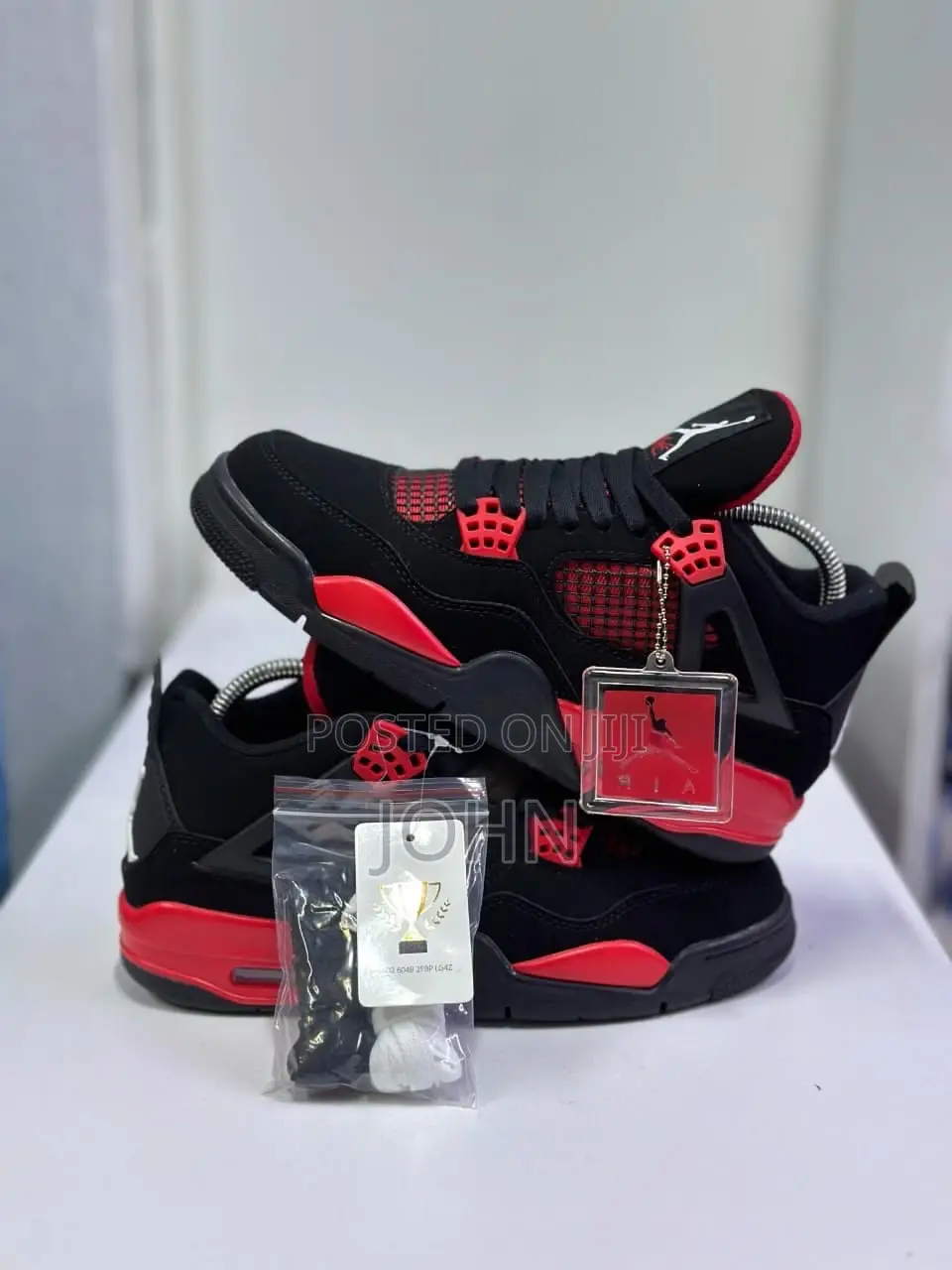 Jordan 4 Red and Black