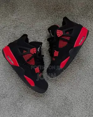 Jordan 4 Red and Black