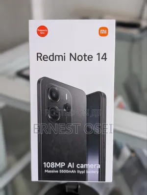New Xiaomi Redmi Note 14 4G 256 GB Black