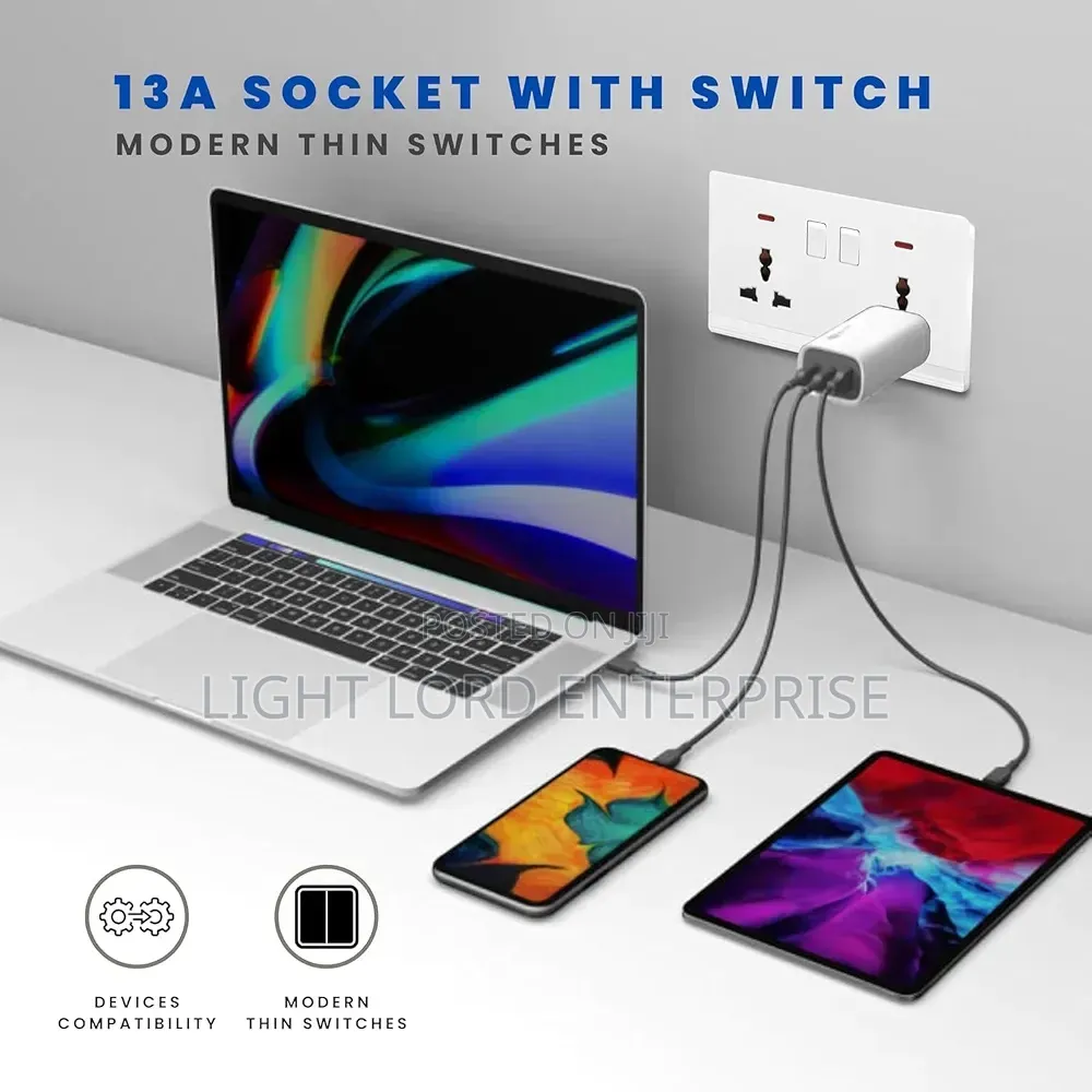Universal Double Multi Socket