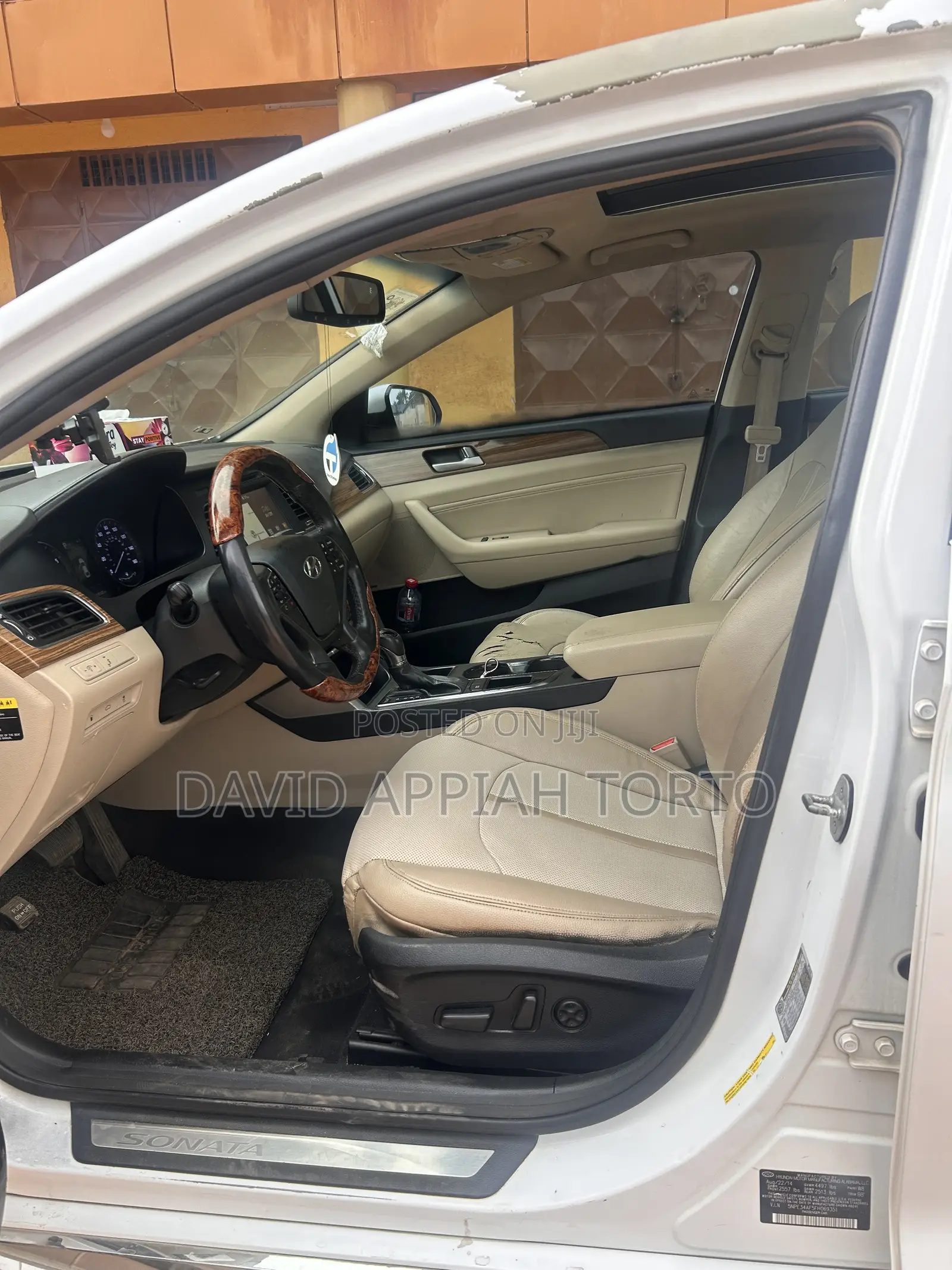 Hyundai Sonata Limited 4dr Sedan (2.4L 4cyl 6A) 2015 White