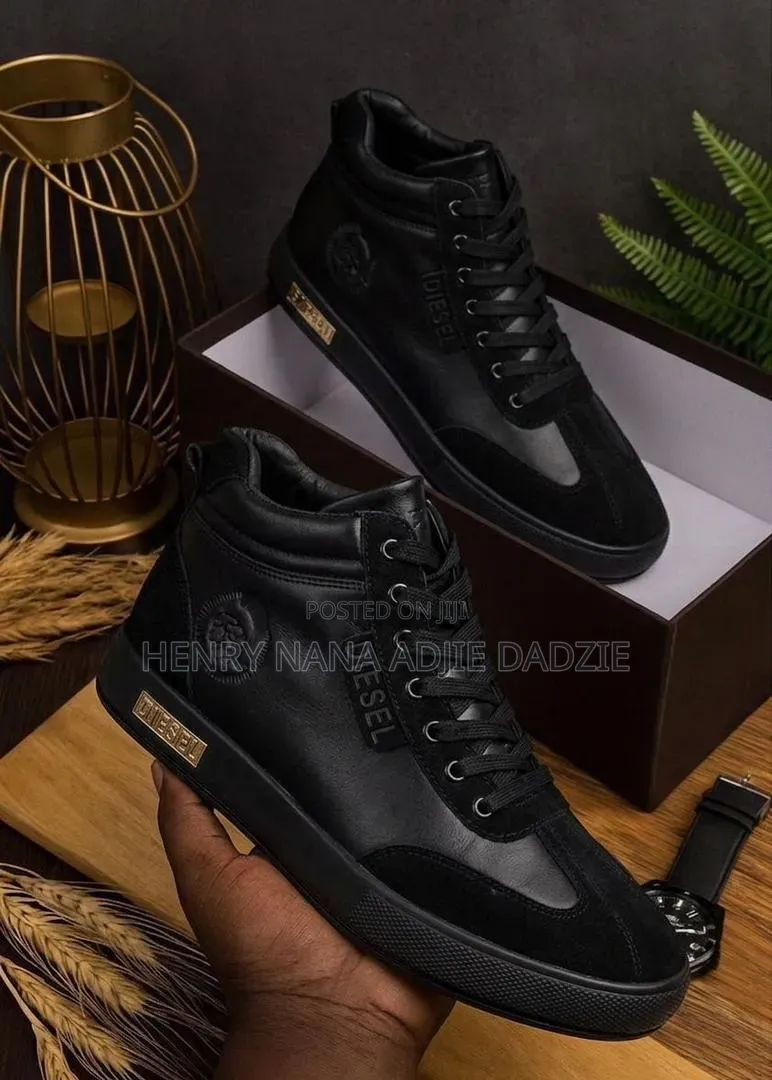 Men's Diesel Black Boot