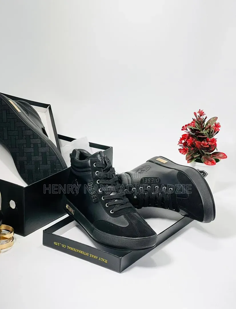 Men's Diesel Black Boot