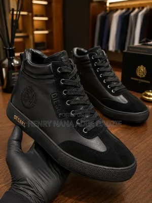 Men's Diesel Black Boot