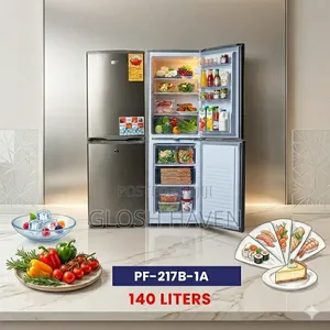 Pearl 140L Bottom Freezer Fridge