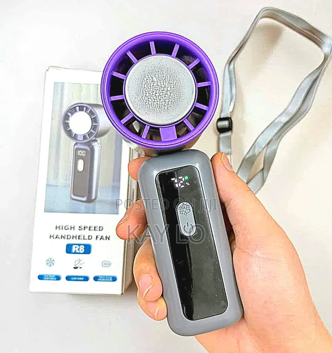 Turbo Foldable Ice Cooling Handheld Fan