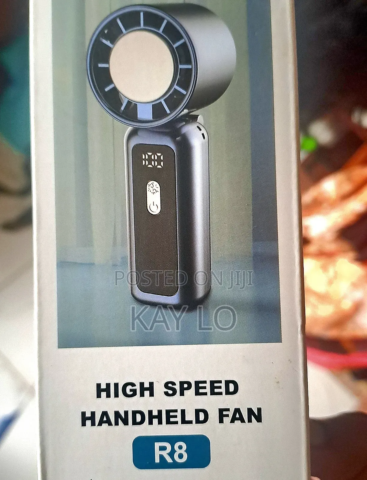 Turbo Foldable Ice Cooling Handheld Fan