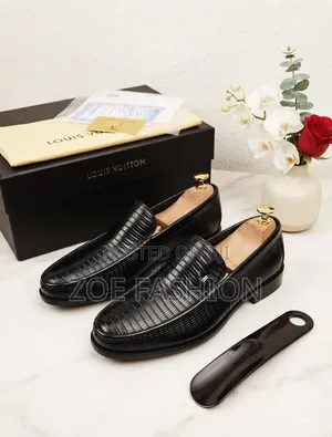 Mens Leather Loafer Shoe(Louis Vuitton