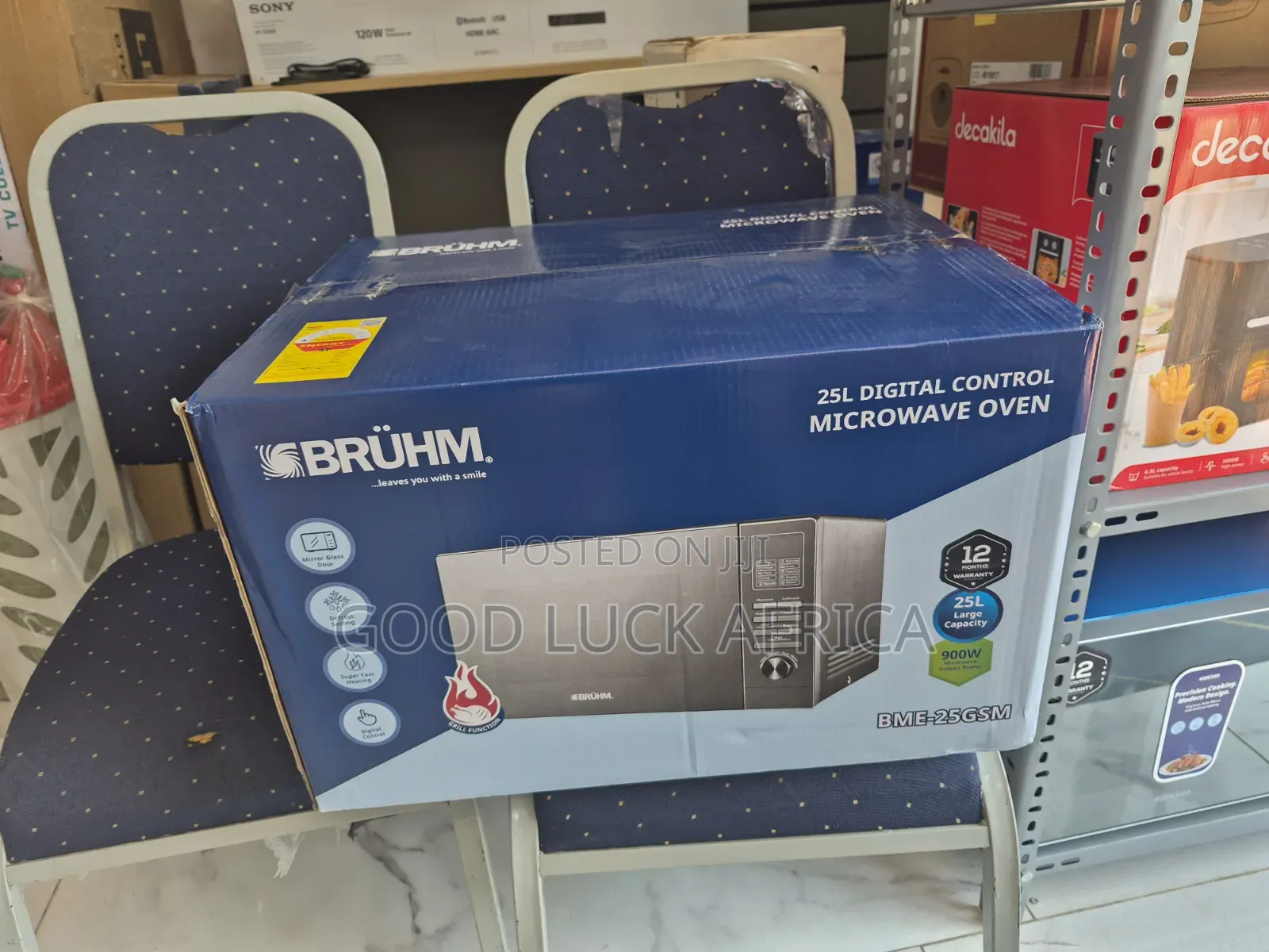 Bruhm 25l Microwave Oven With Grill