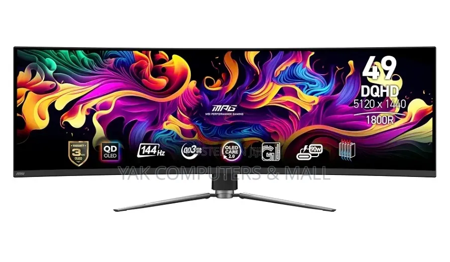49 Inch Msi MPG 491cqp Qd-Oled,49 Curved Oled Gaming Monitor 5120×1440