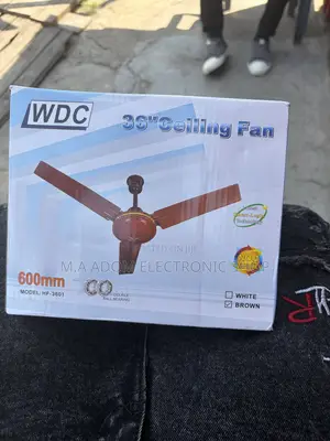 Brown Color WDC 36” Medium Blade Ceiling Fan