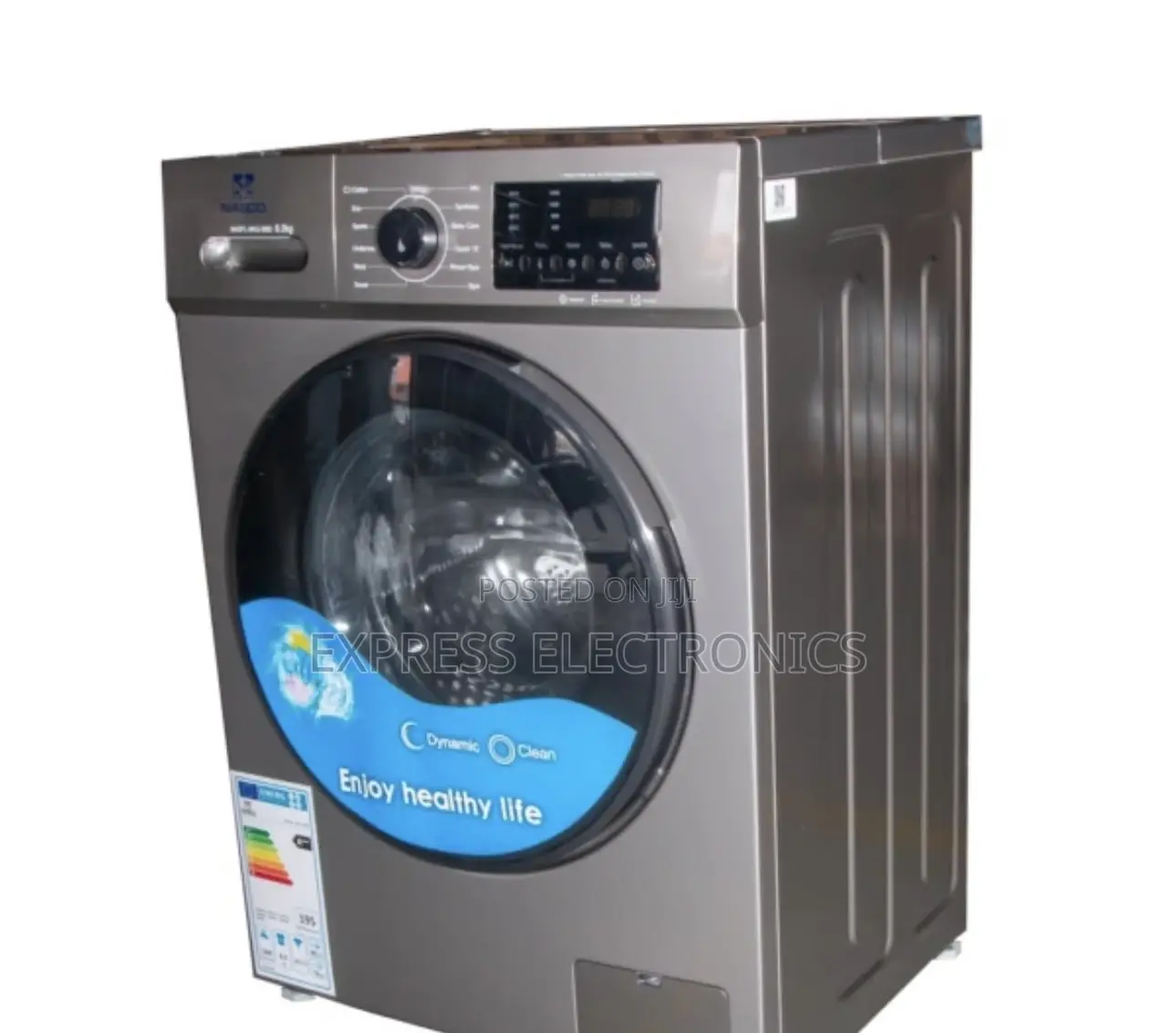 Limited Stock Nasco Washing Machine 8Kg Front Load Full Automatic