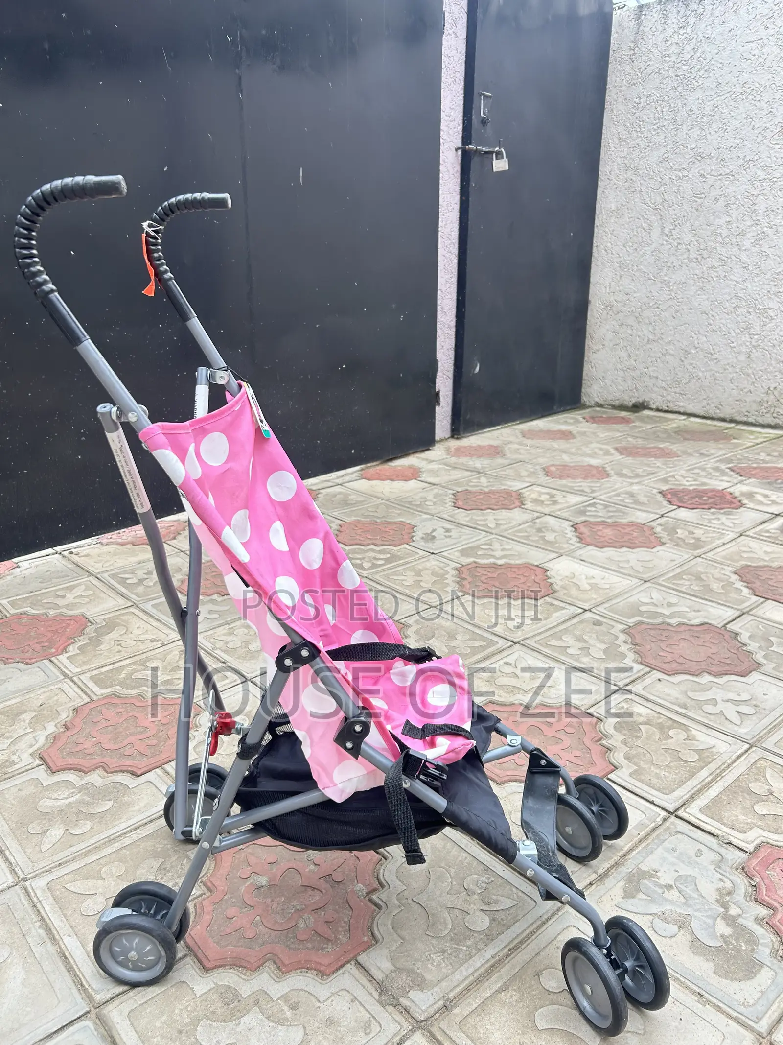 Adorable Pink Doll Stroller for Kids