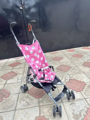 Adorable Pink Doll Stroller for Kids