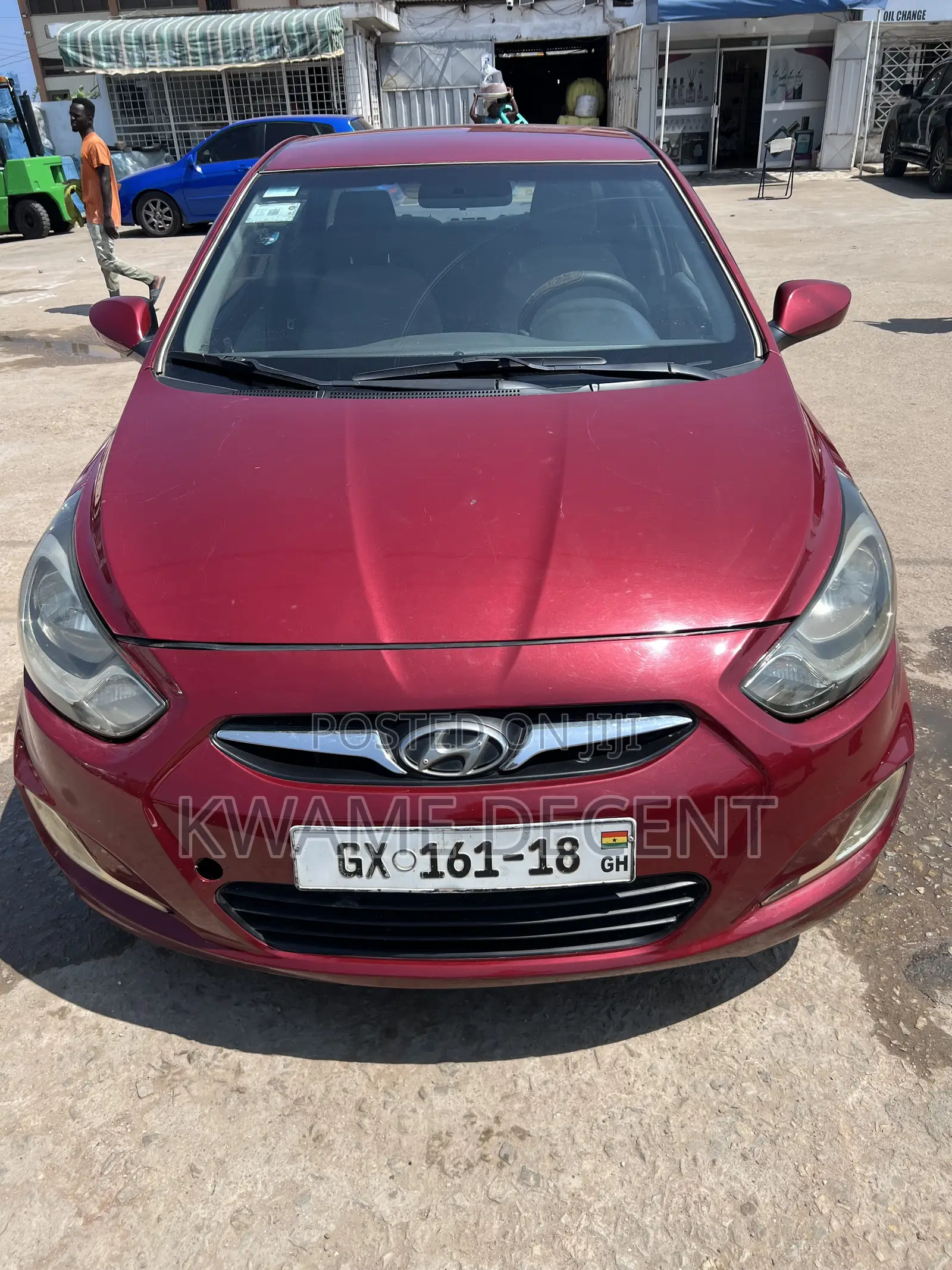 Hyundai Accent 2013 Red