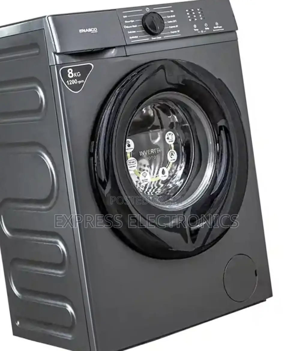 Nasco 8kg Front Load Washing Machine-Nasfl-J8kg-S