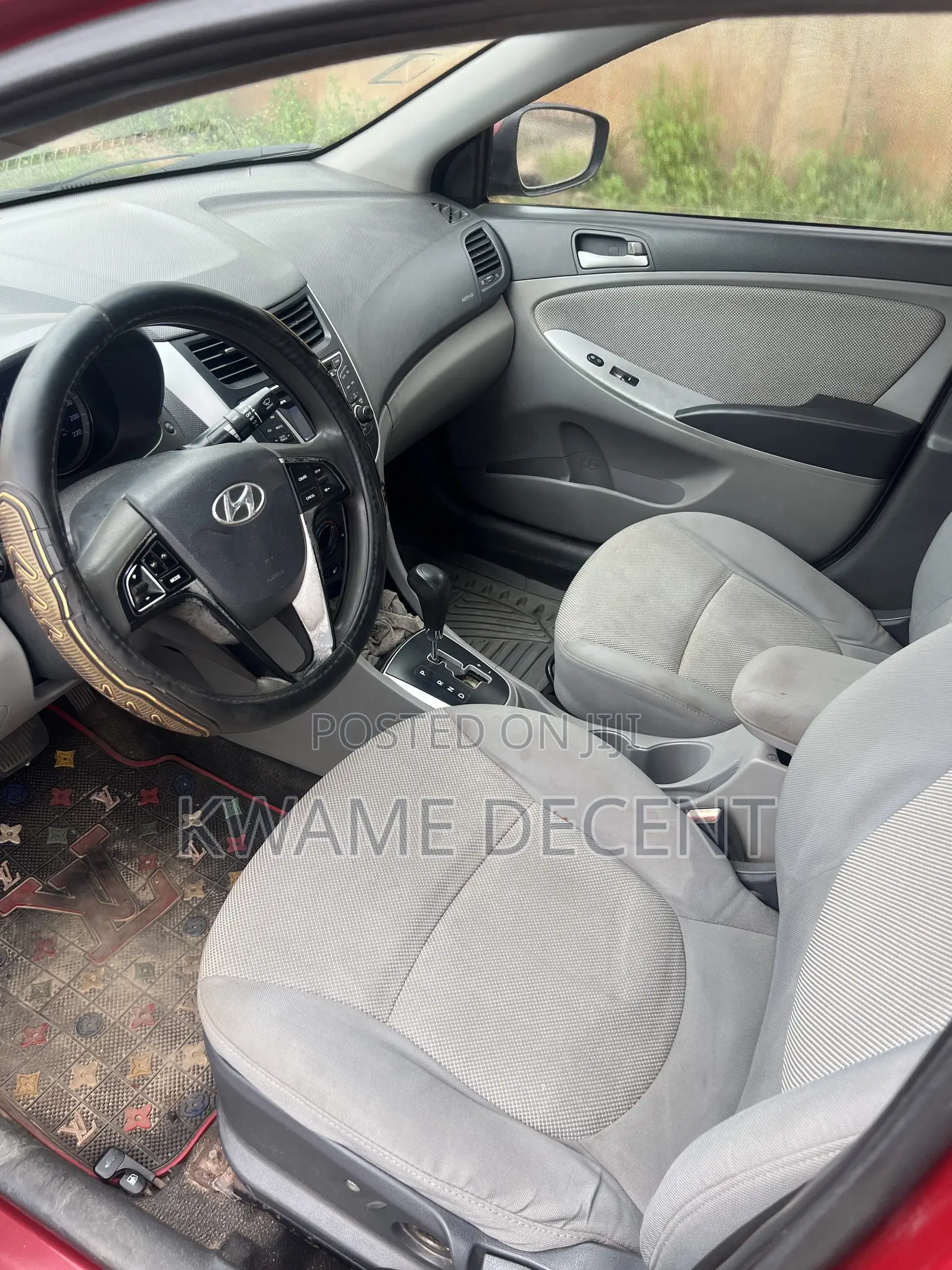 Hyundai Accent 2013 Red