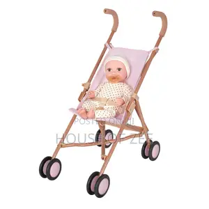 Adorable Pink Doll Stroller for Kids