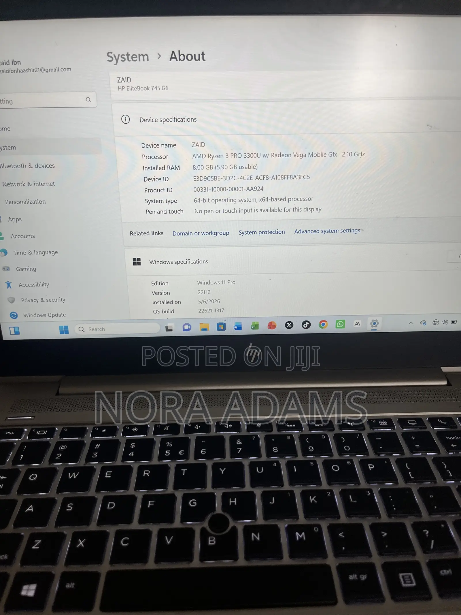 New Laptop HP EliteBook 840 G6 8GB AMD Ryzen 5 SSD 256GB