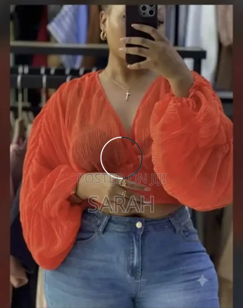 Cute Crop Top (Orange) S