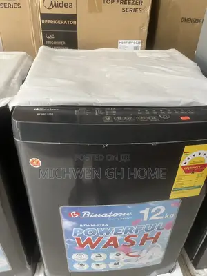 Binatone Fully Automatic Washing Machine Topload 12KG