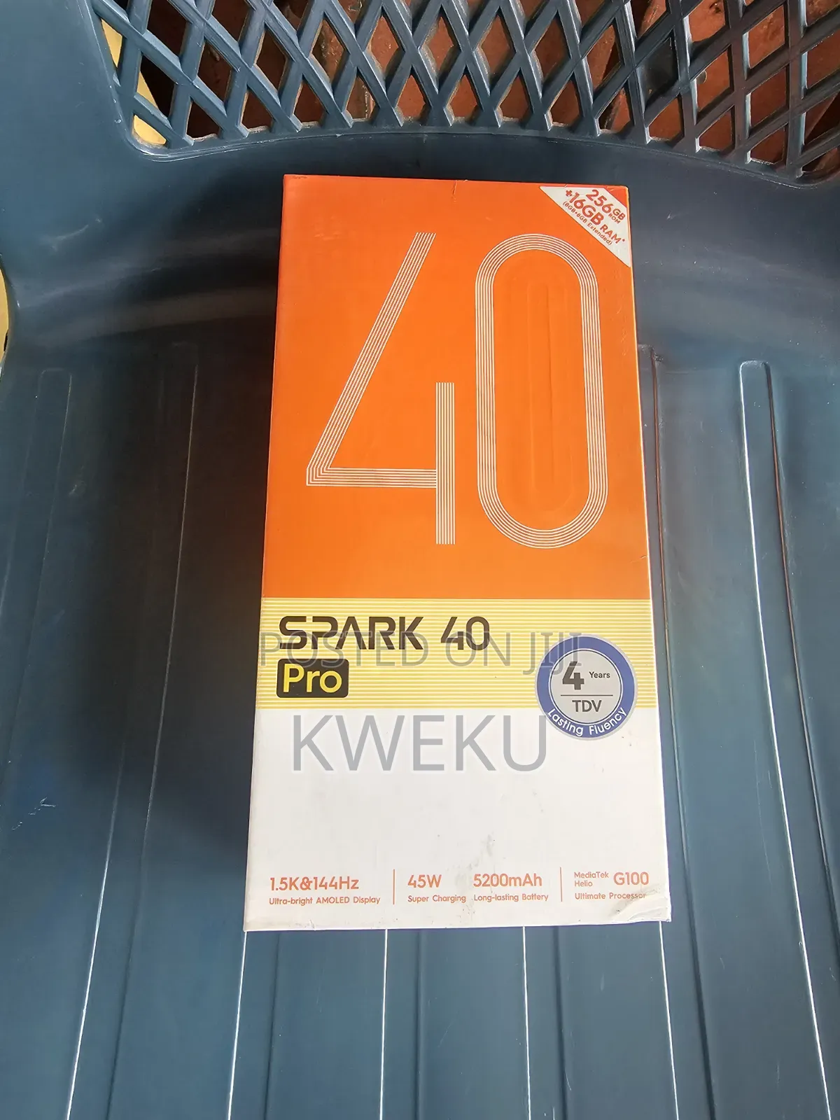 New Tecno Spark 40 Pro+ 256 GB Black