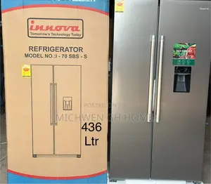 Innova Side by Side Refrigerator 436Ltrs With Water Dispenser