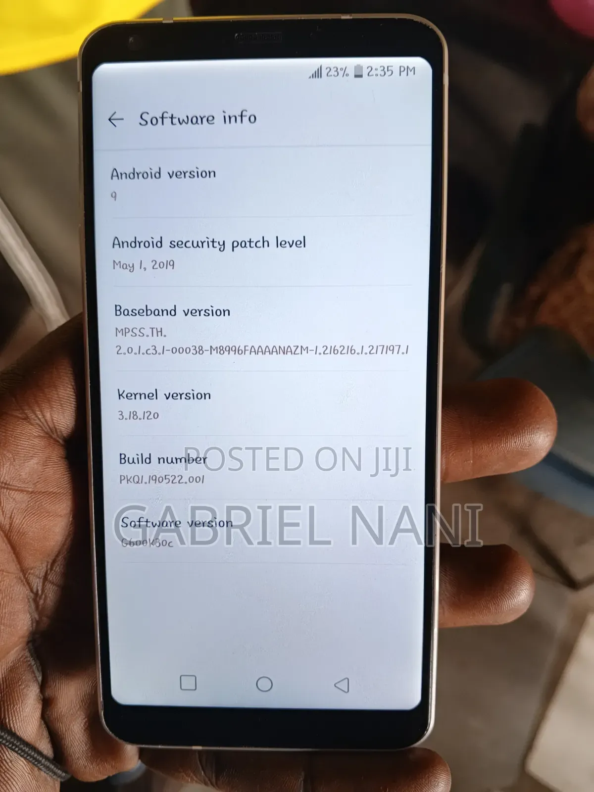 LG G6 64 GB Black