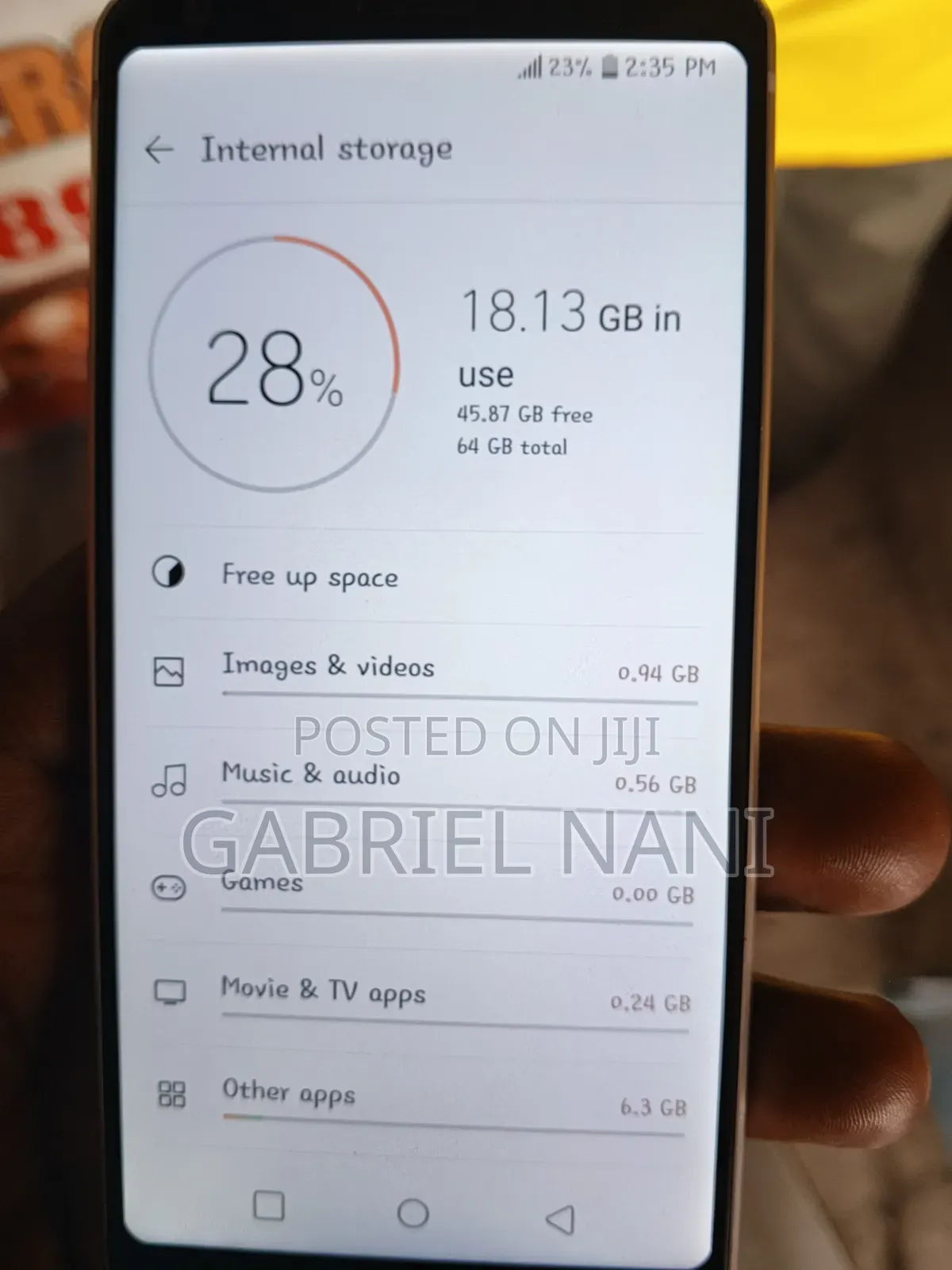 LG G6 64 GB Black