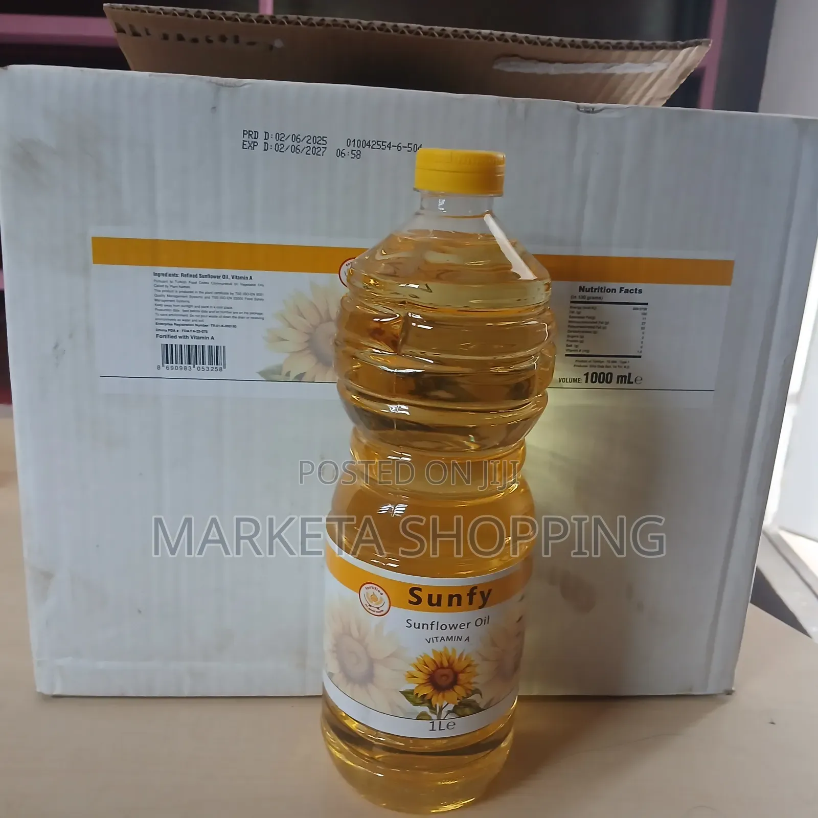 Sunfy Sunflower Oil 1Lx12