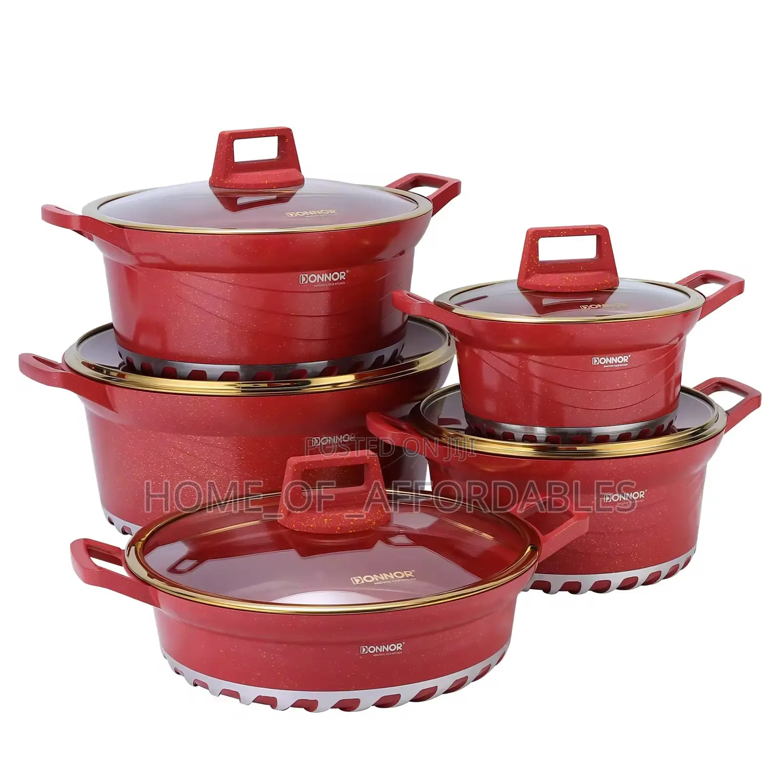 10pcs Donnor Non Stick Cookware