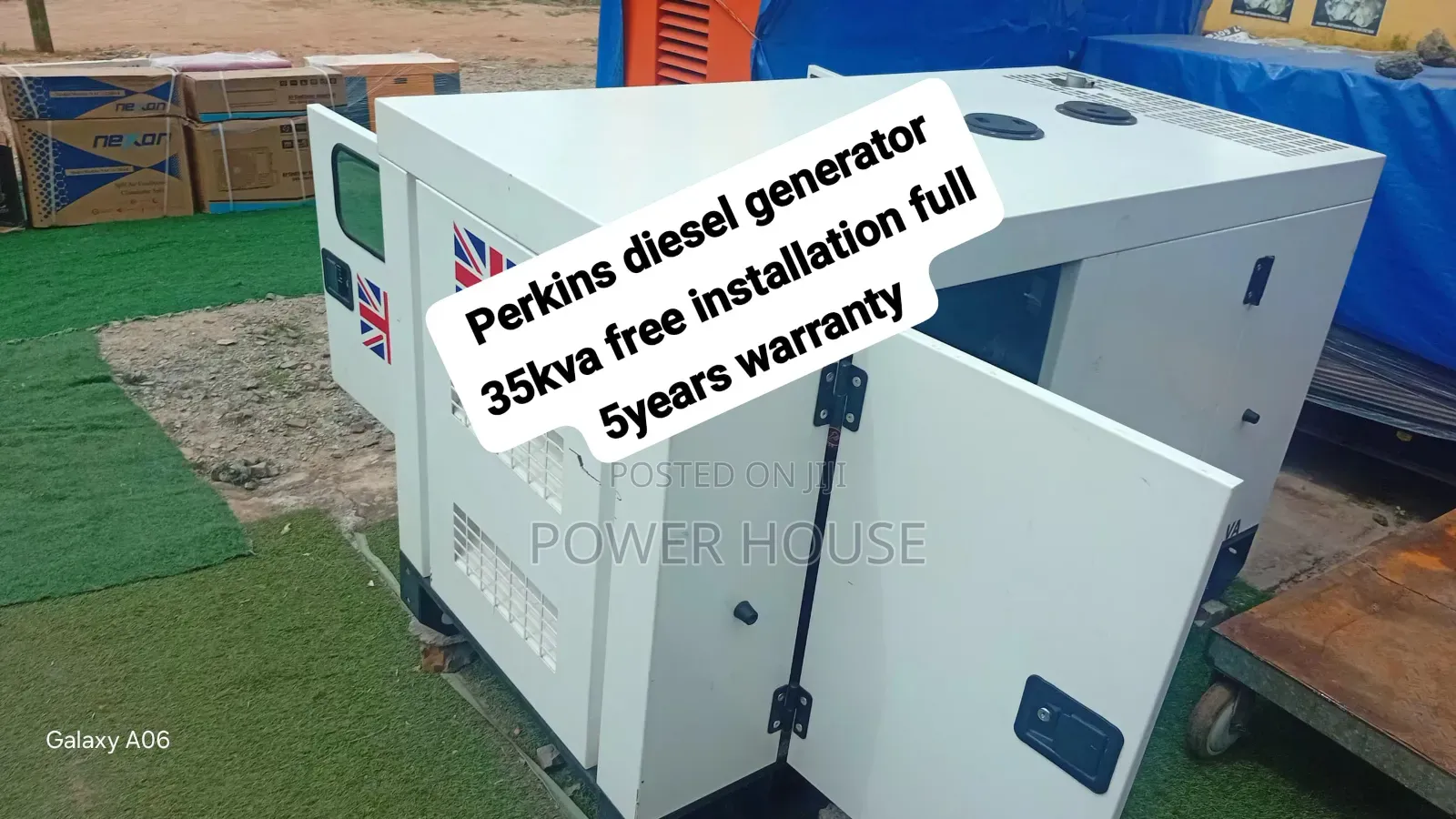 Heavy-Duty Silent Perkins Generator Built for Continuous Power Supply