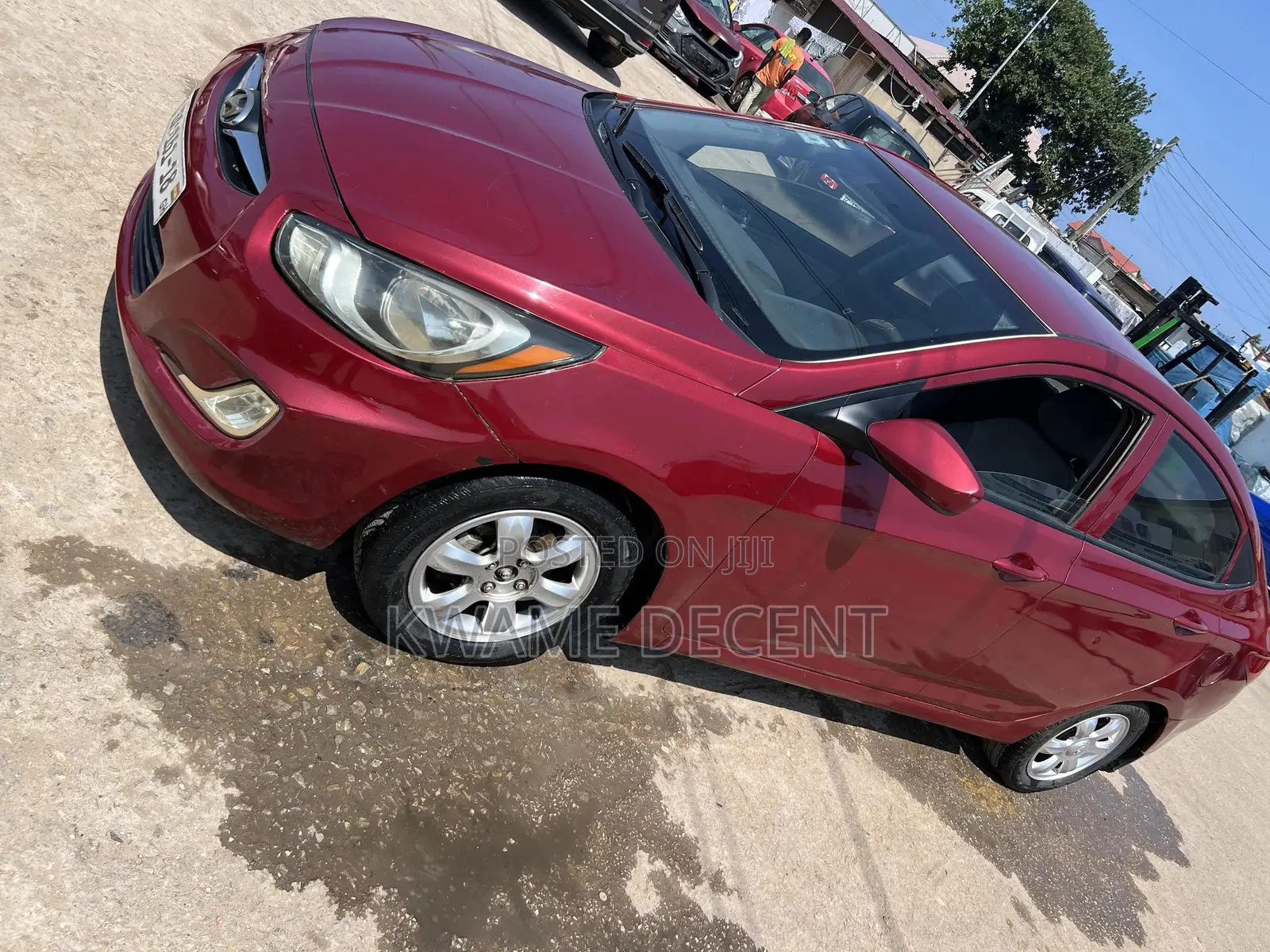 Hyundai Accent 2013 Red