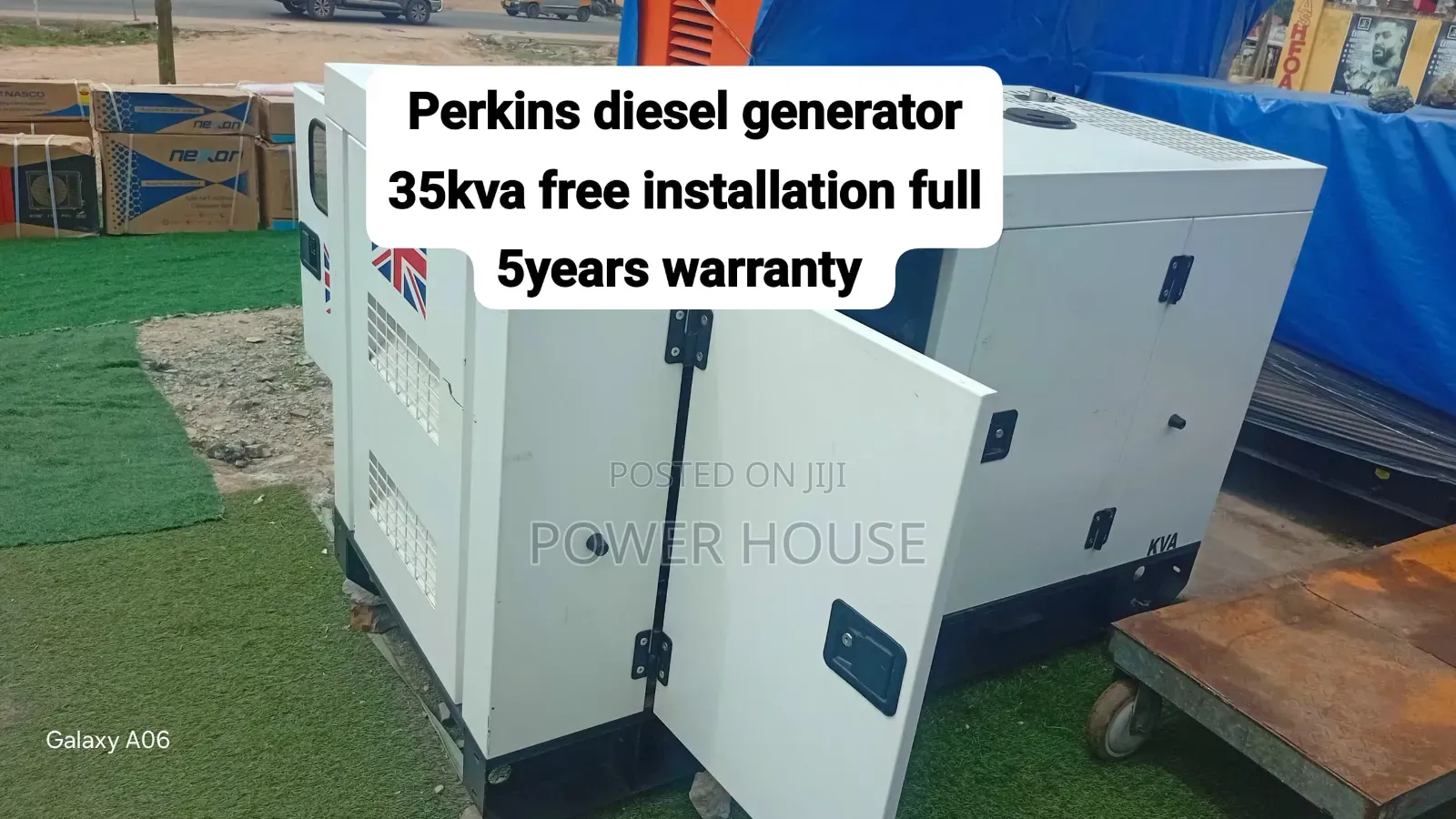 High-Capacity Perkins Generator Dependable Backup Power Day and Night