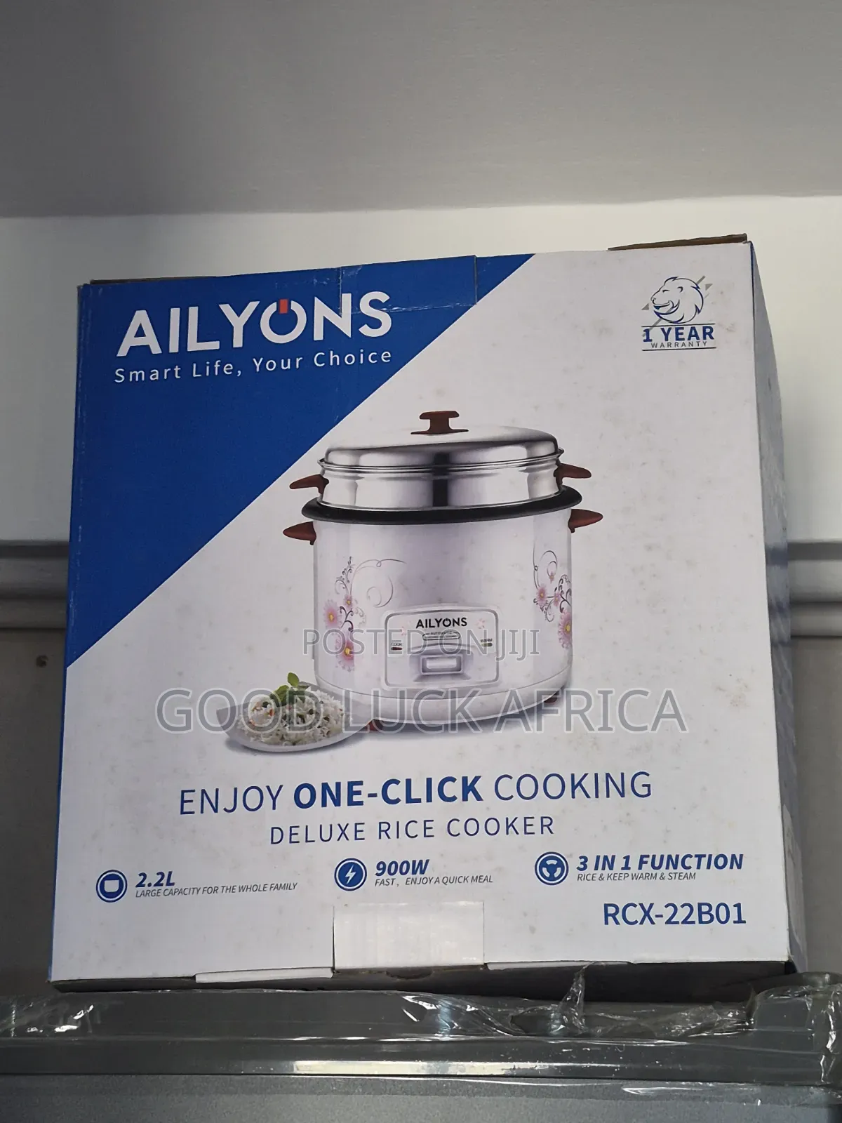 Ailyons 2.2liter Rice Cooker RCX22B01