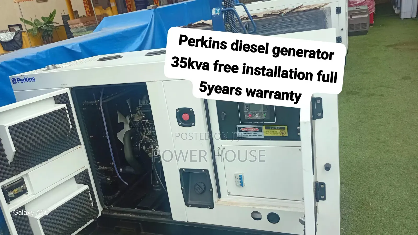 Perkins Silent Generator High Output Power With Exceptional Durability