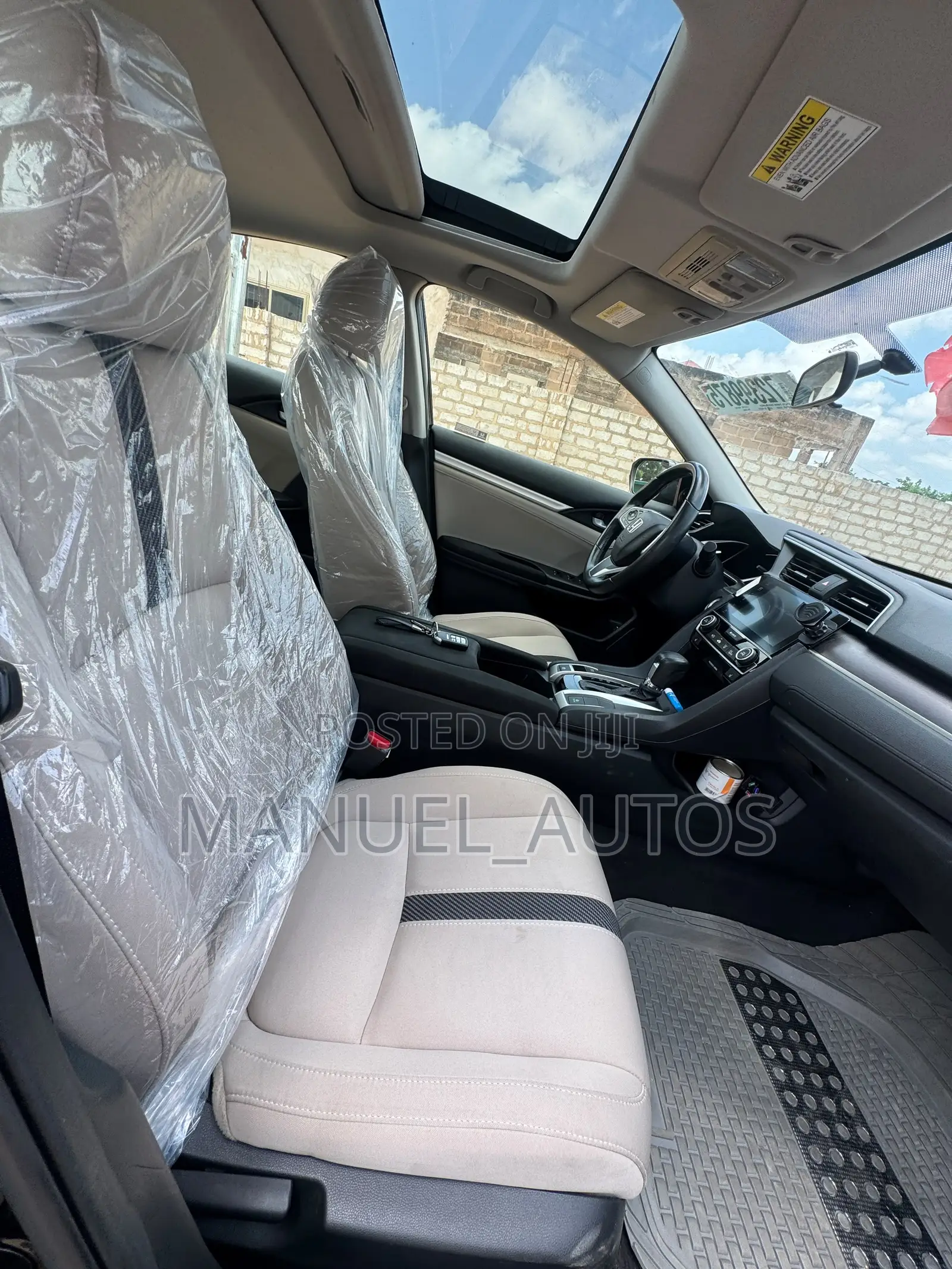 Honda Civic EX-L Sedan 2018 Black