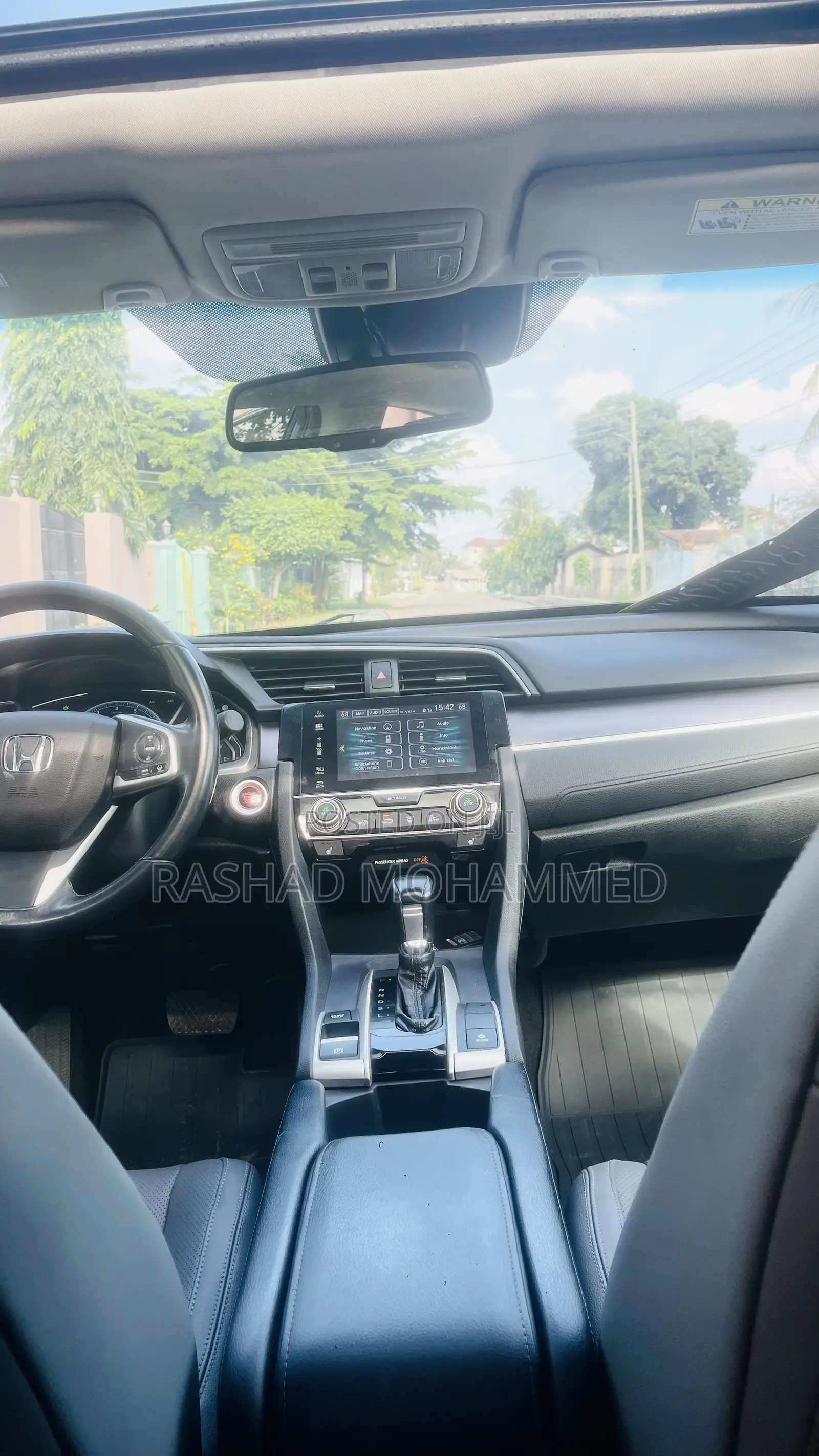 Honda Civic Touring 4dr Sedan (1.5L 4cyl) 2017 Gray