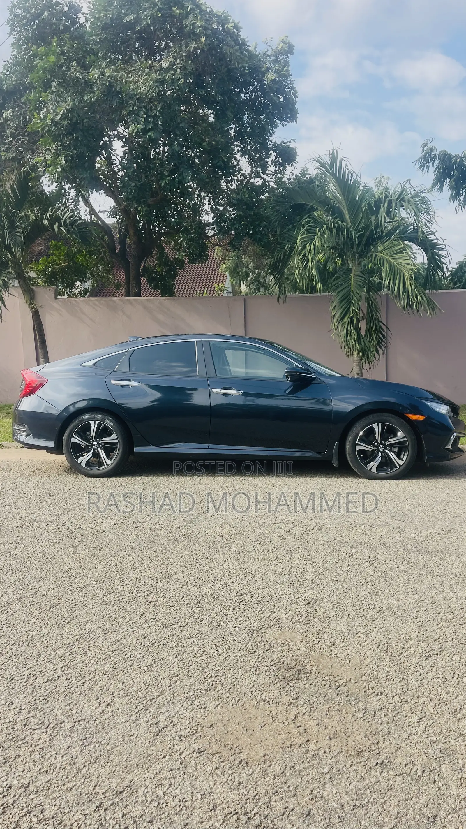 Honda Civic Touring 4dr Sedan (1.5L 4cyl) 2017 Gray