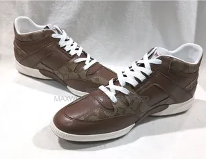 Coach Men's Saddle Leather Signature Sneakers