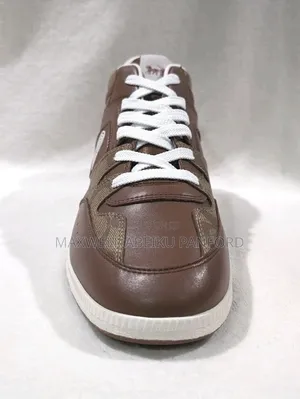Coach Men's Saddle Leather Signature Sneakers