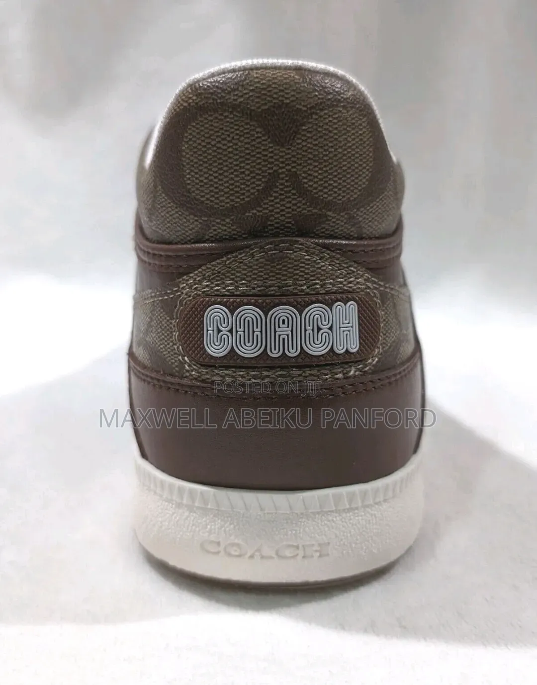 Coach Men's Saddle Leather Signature Sneakers