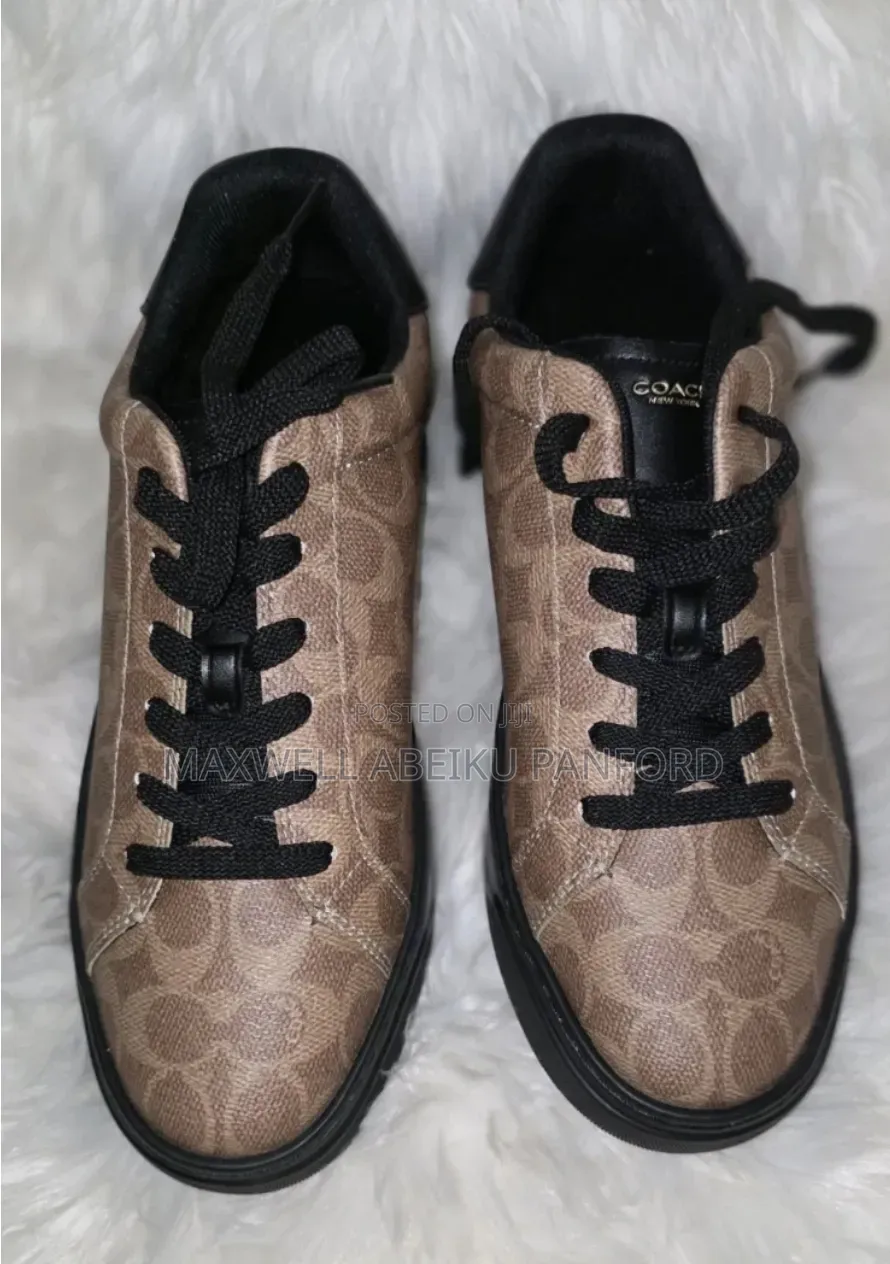 Coach High Line Sneaker Khaki/Black