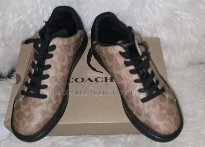 Coach High Line Sneaker Khaki/Black
