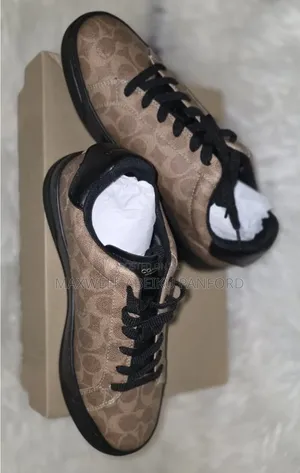 Coach High Line Sneaker Khaki/Black