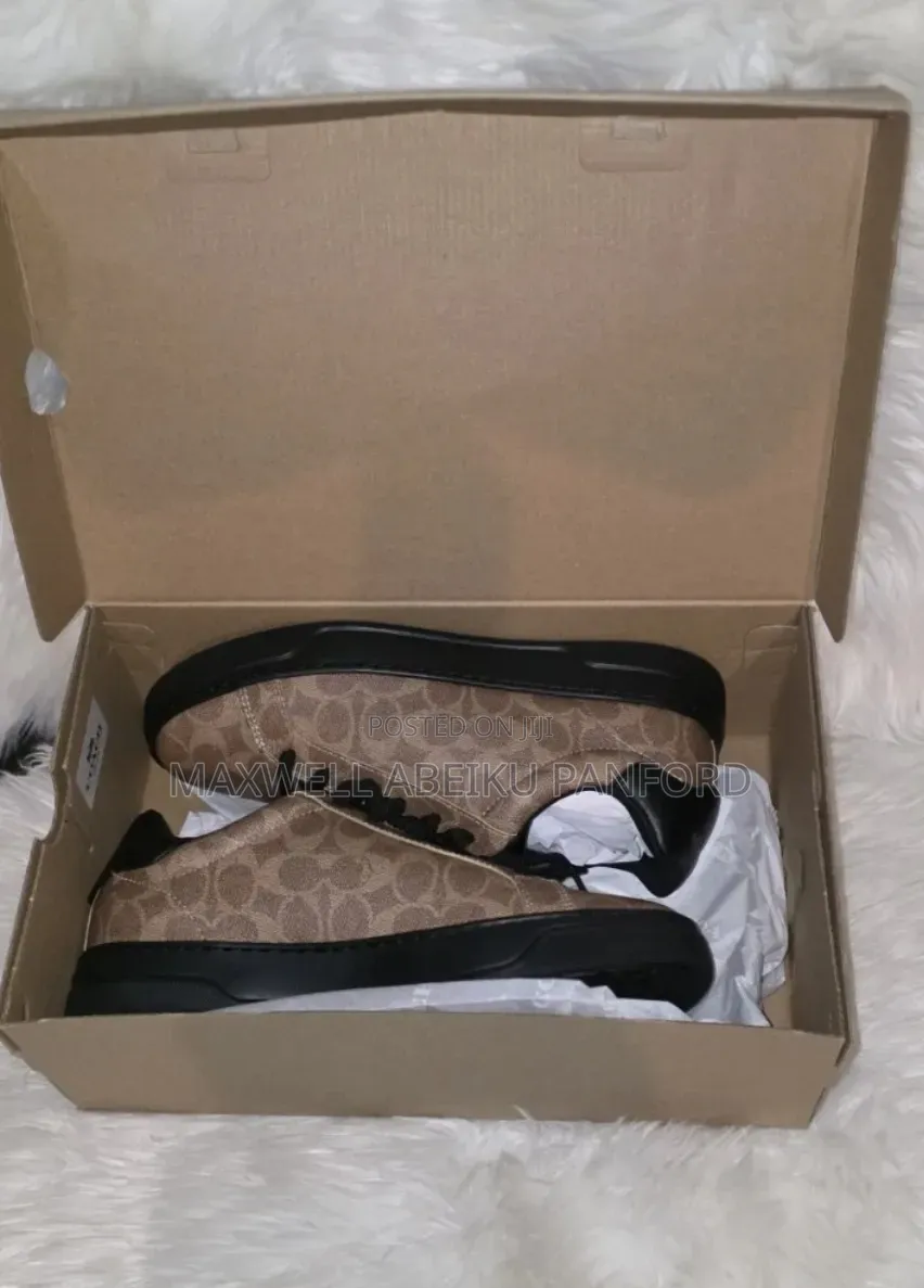 Coach High Line Sneaker Khaki/Black