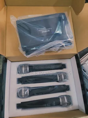 Professional Bomge 4 in 1 Wireless Microphone System