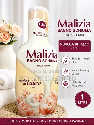 Malizia Bagno Schiuma Bath Foam 1L – Nuvola Di Talco