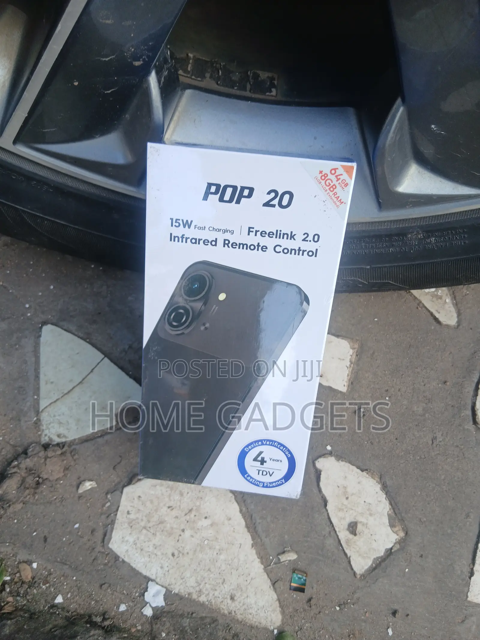 New Tecno Pop 20 64 GB Black